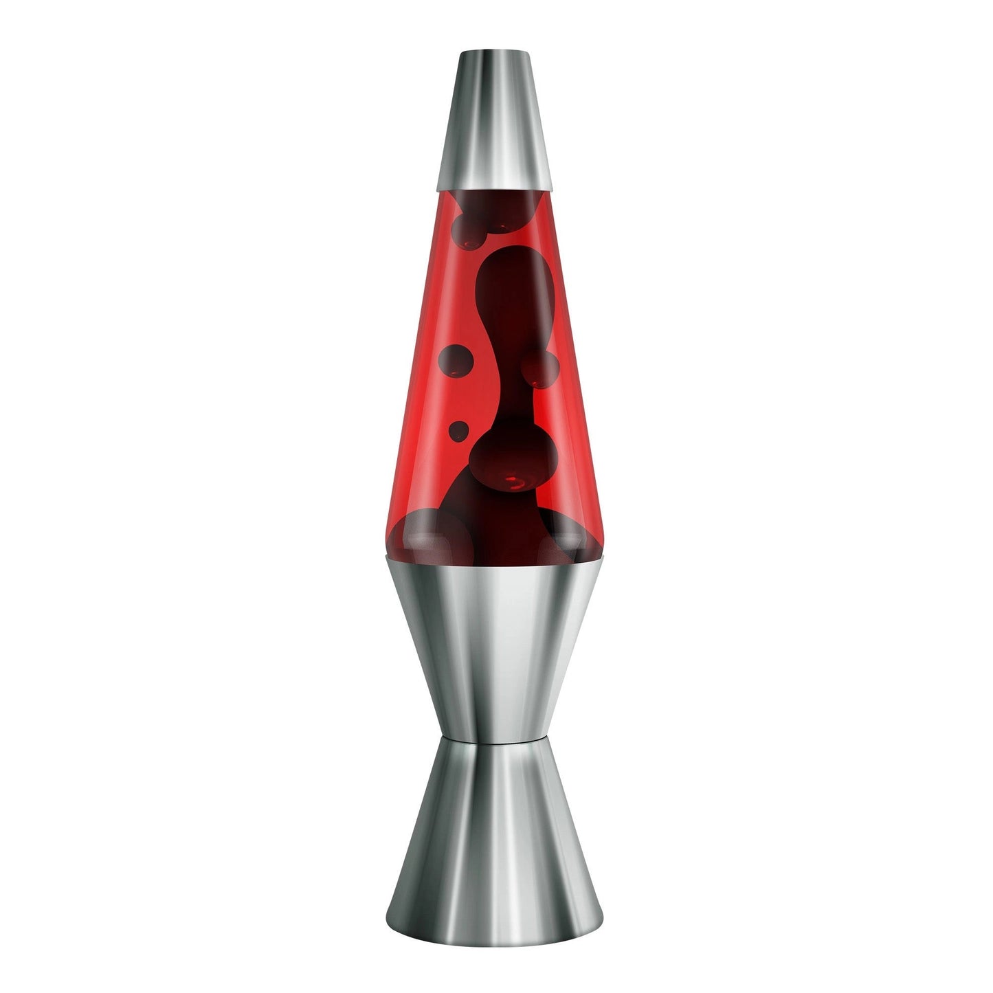 14.5″LavaLampChromePlatedCrimson