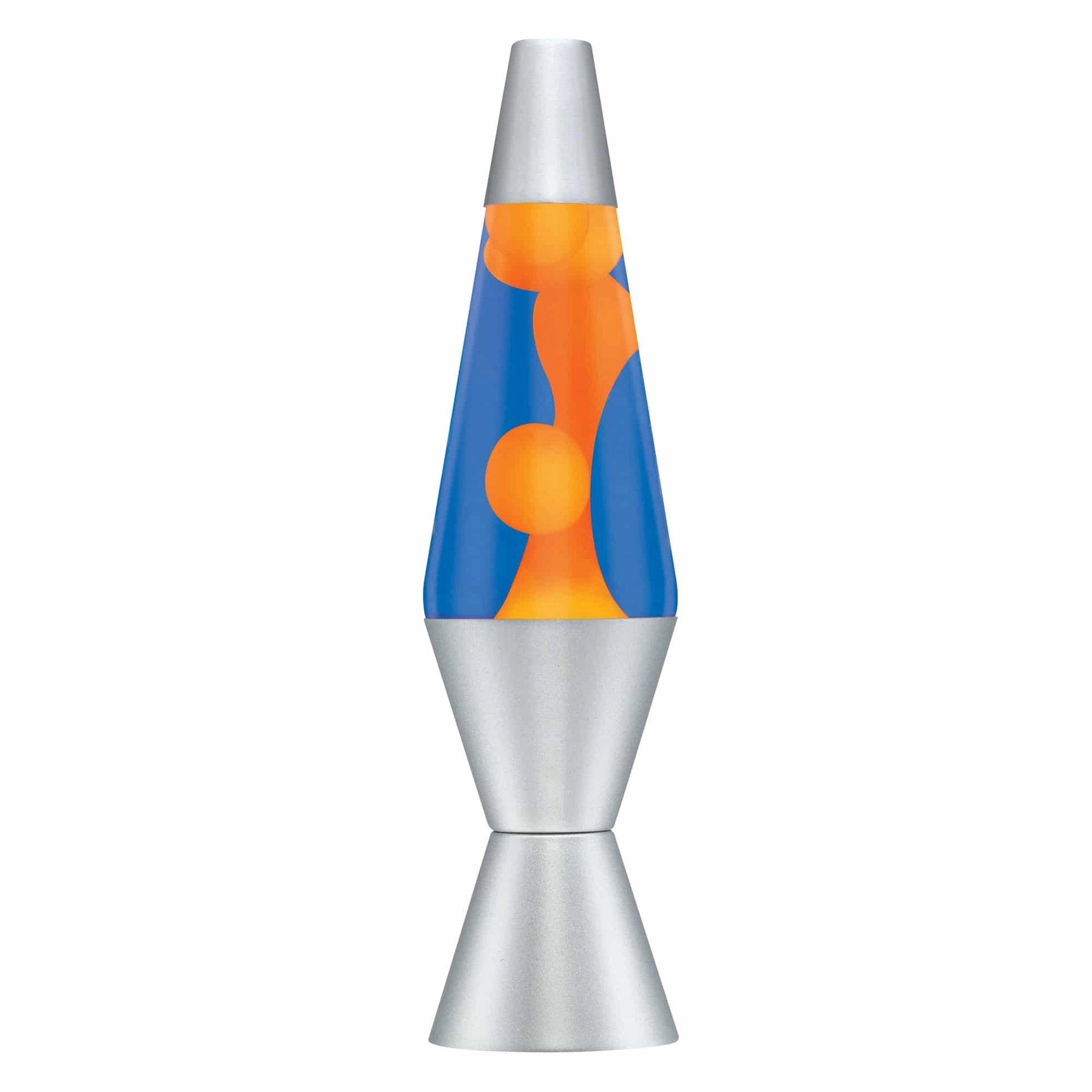 14.5”LAVALamp–Orange/Blue/Silver