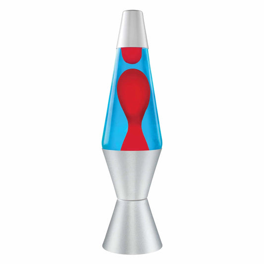 14.5″LAVALamp–Red/Blue/Silver