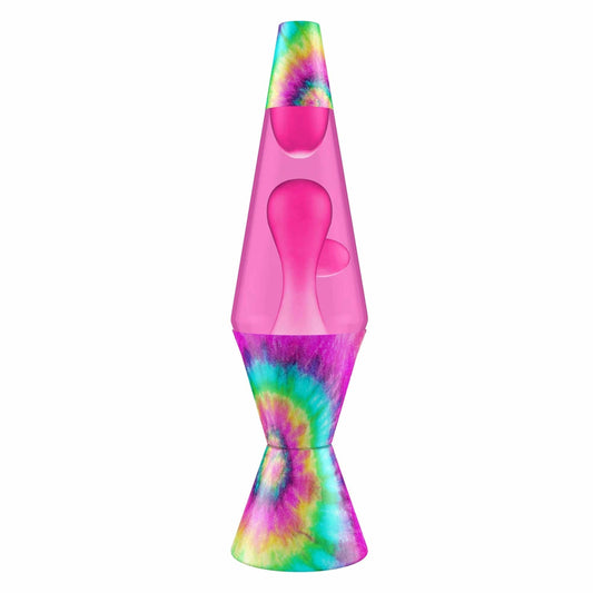 14.5″LAVALamp–TieDyePinkSpiral