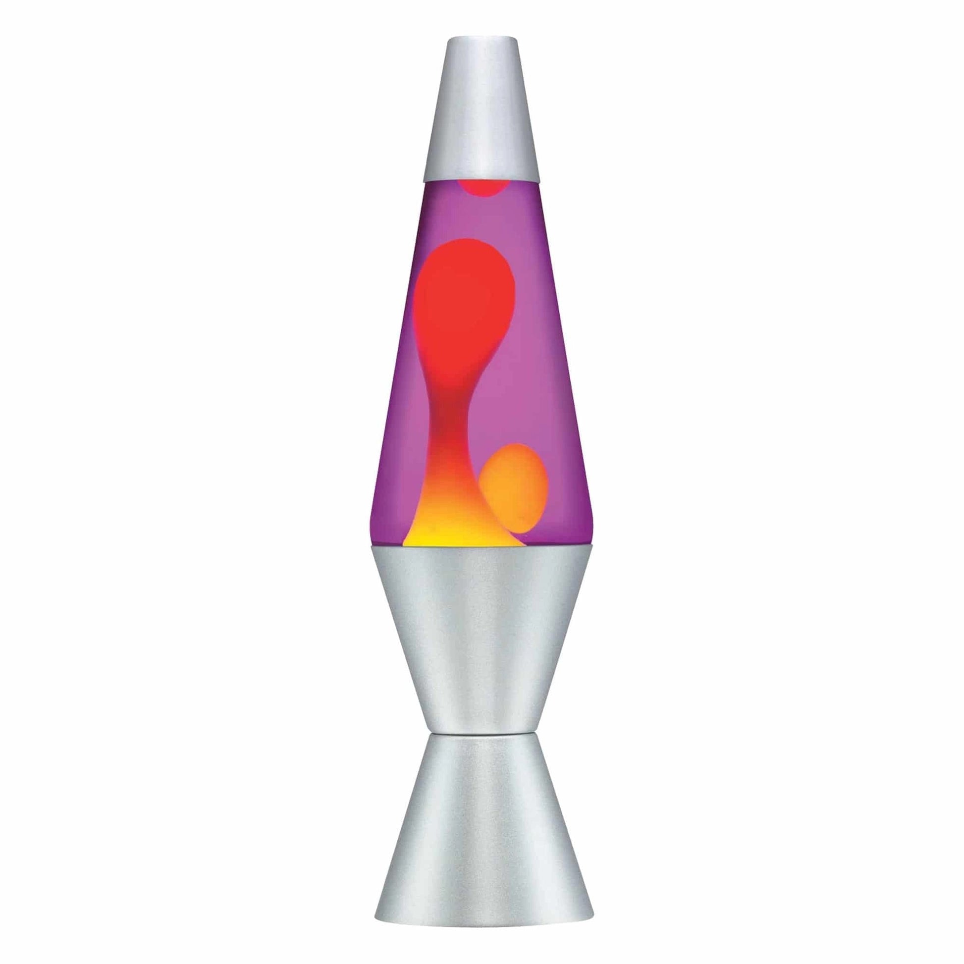 14.5”LAVALamp–Yellow/Purple/Silver