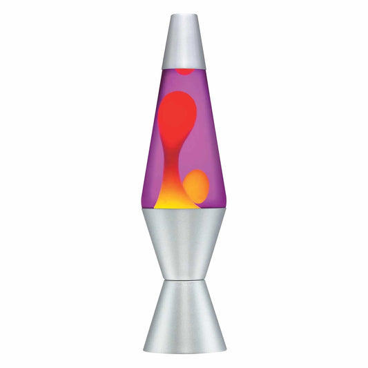 14.5”LAVALamp–Yellow/Purple/Silver