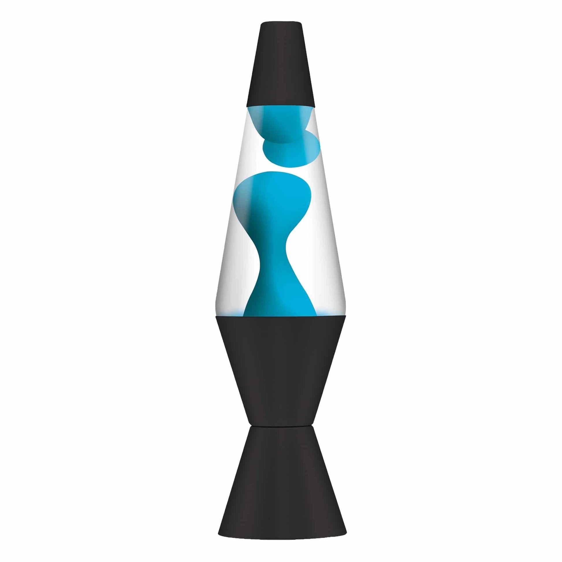 14.5″LAVALampNeon–Blue/Clear/Black