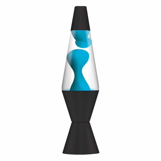 14.5″LAVALampNeon–Blue/Clear/Black