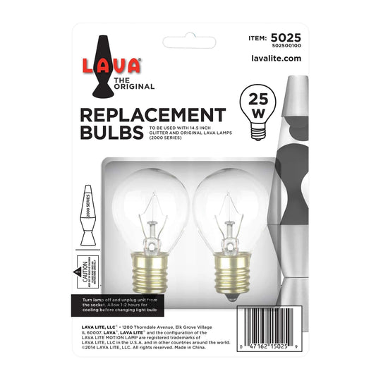 25WLAVALampLightBulbW/Tray