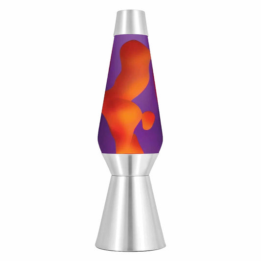 27″LAVALampGrande–Yellow/Purple/Silver