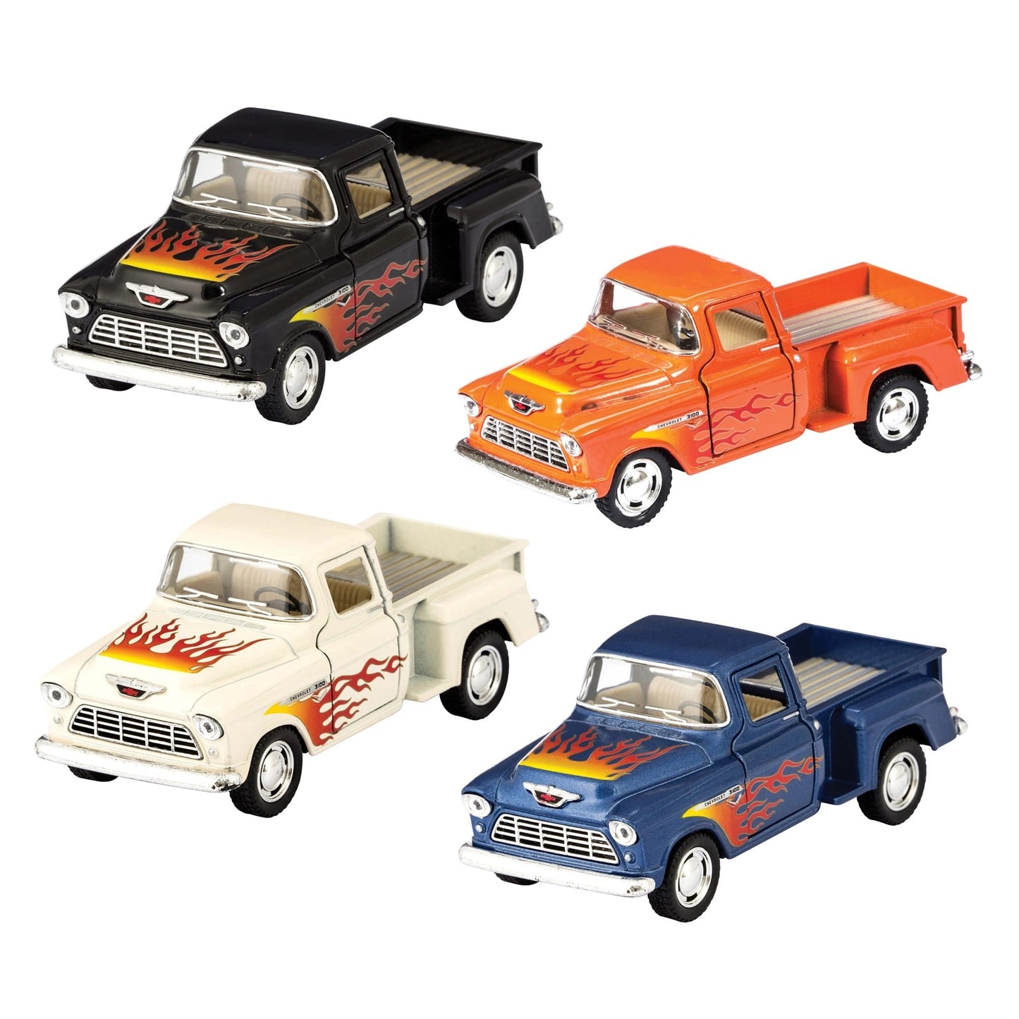 Diecast55′ChevyPickupFlames